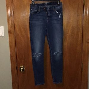 7 For All Mankind Skinny Jeans Ankle Gwenevere 23